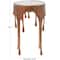 25" Bronze Melting Drip Design Accent Table